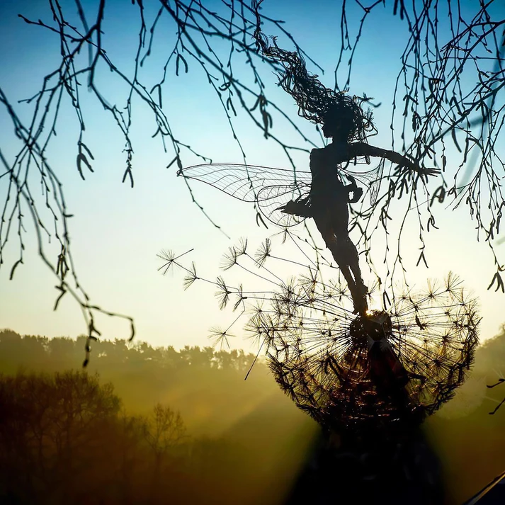 Enchanting Wonderland-Inspired Garden Decor