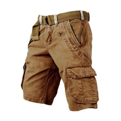 Men's Multifunctional Cargo Shorts With Multi Pockets