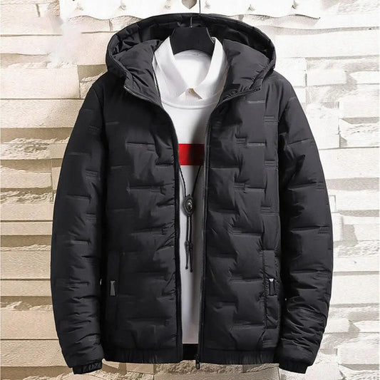 Casual Autumn Winter Jacket Men Bomber Jacket Thicken Men Fashion Clothing Streetwear Cotton Padded Jacket Slim Fit Coat