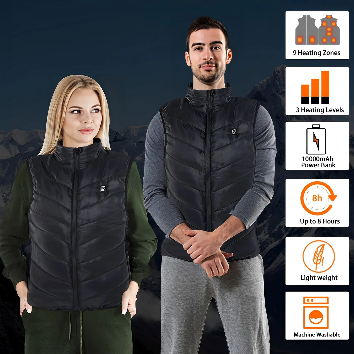 Heated Vest for Men & Women