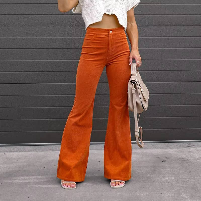 Women's Corduroy Flare Pants