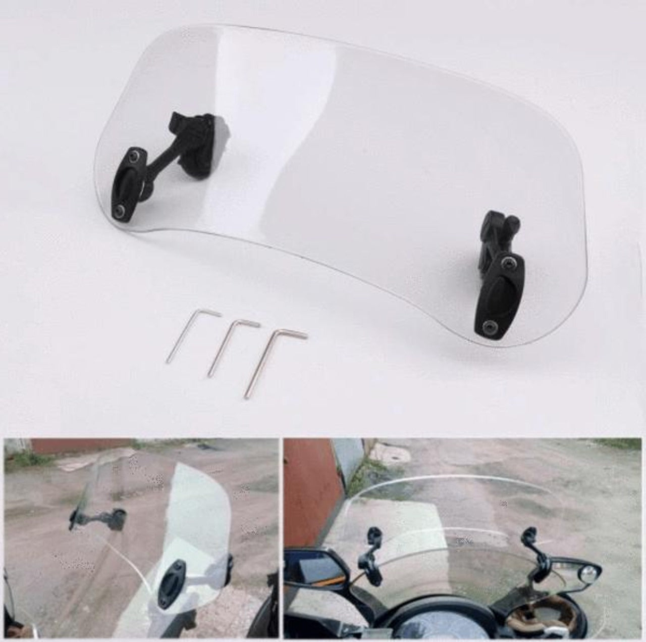 Motorcycle Windshield Extension