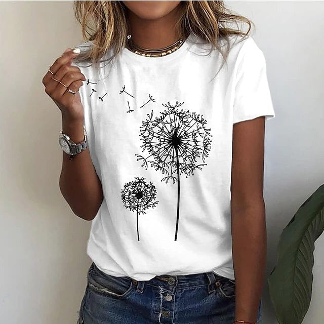 Dandelion Print Shirt