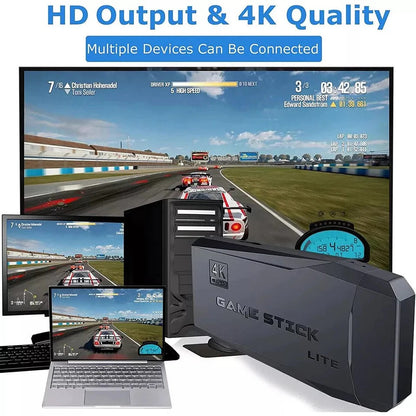 Plug-and-play wireless TV game console