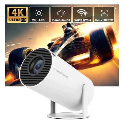 Portable 4K-Compatible HD Projector