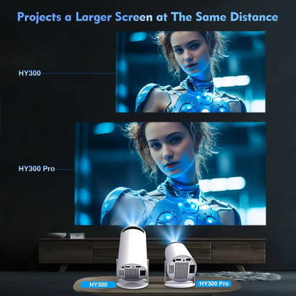 Portable 4K-Compatible HD Projector