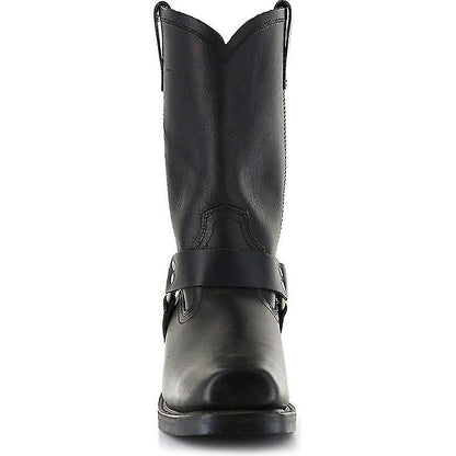 Men’s 11-Inch Black Harness Boots
