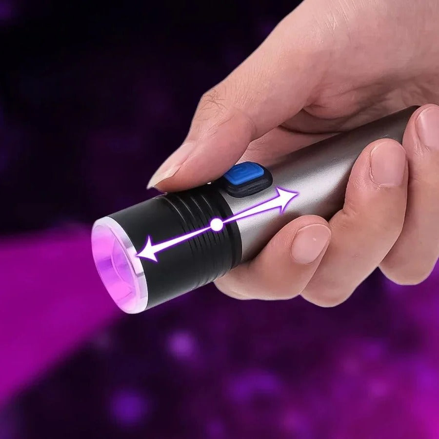 Handheld Blacklight UV Ultraviolet Urine Detector Flashlight