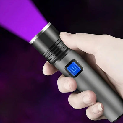 Handheld Blacklight UV Ultraviolet Urine Detector Flashlight