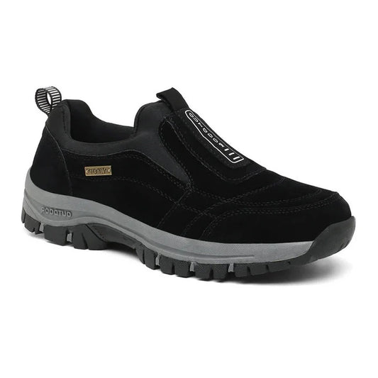 Orthopedic hiking shoes with supportive sole