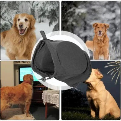 Adjustable Noise Reducing Dog Ear Muffs for Hearing Protection and Comfort