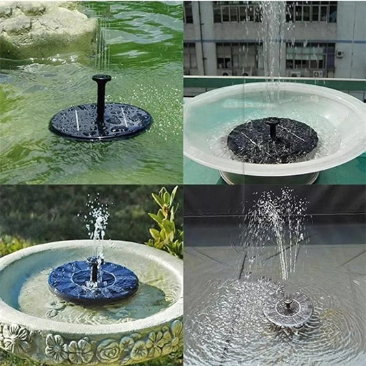 Solar Powered Fountain Pump for Garden Ponds and Birdbaths