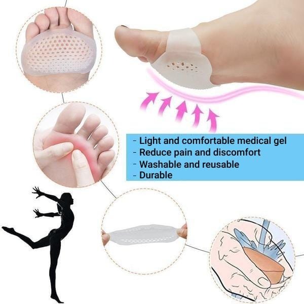 Reusable Metatarsal Pads with Ventilation Pore
