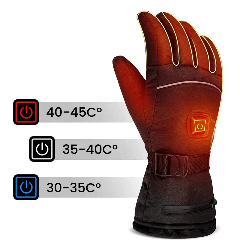 Heated Gloves with Adjustable Temperature Settings