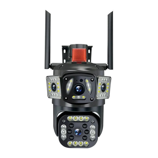 Dual Lens Outdoor Waterproof WiFi HD Security Camera Triple Protection System