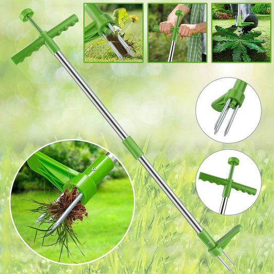 Garden Weed Puller Tool Easy Grass and Root Remover