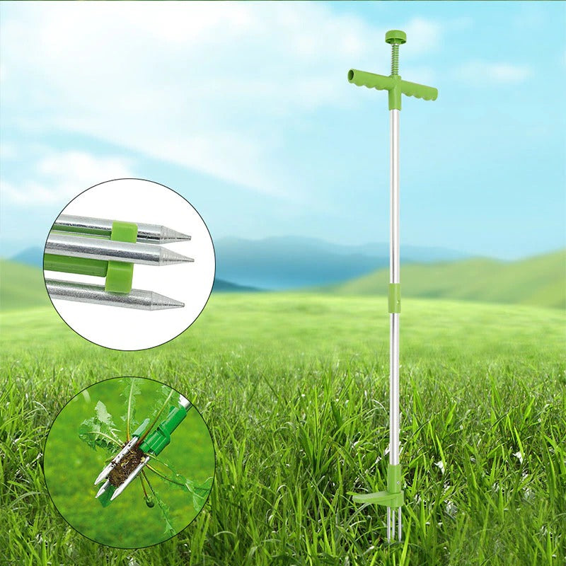 Garden Weed Puller Tool Easy Grass and Root Remover
