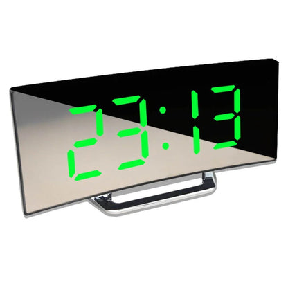 Modern Curved LED Digital Clock