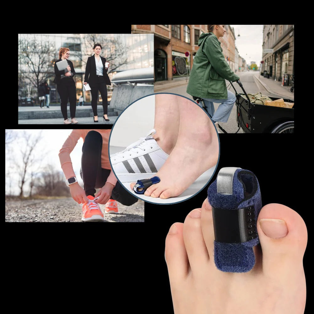 Toe Straightener with Adjustable Support