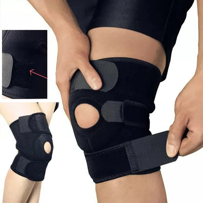 Knee Support Brace with Adjustable Compression Pain Relief and Stability
