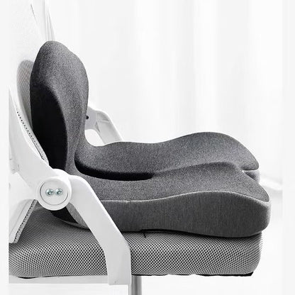 Memory Foam Lumbar Support Pillow and Seat Cushion