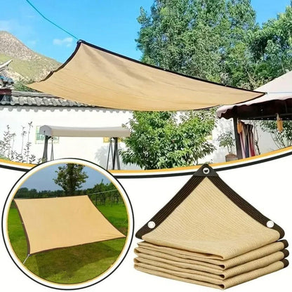 Outdoor Sun Shade Sail Canopy Breathable Mesh Patio Cover