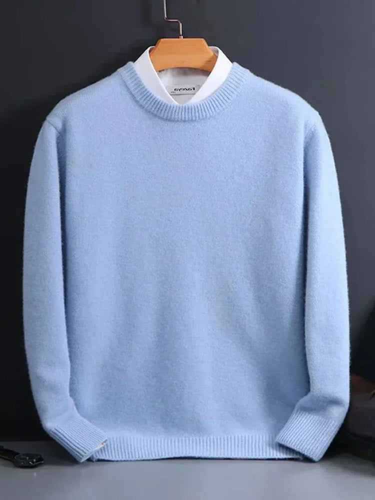 Men’s Cashmere Sweater Classic Luxury Knitwear