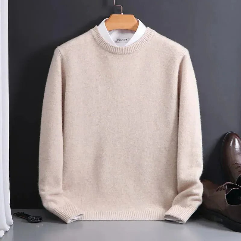 Men’s Cashmere Sweater Classic Luxury Knitwear
