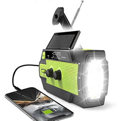 Emergency Crank Radio NOAA Weather Alert & Solar Powered