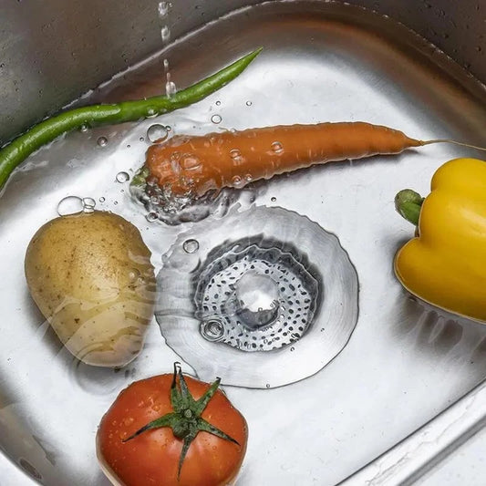 Stainless Steel Kitchen Sink Drain Strainer Anti Clog Basket Filter