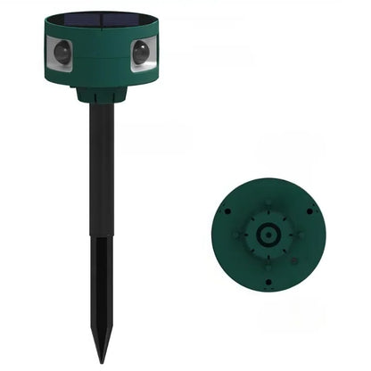 Solar-Powered Bird Repeller with Flashing Light
