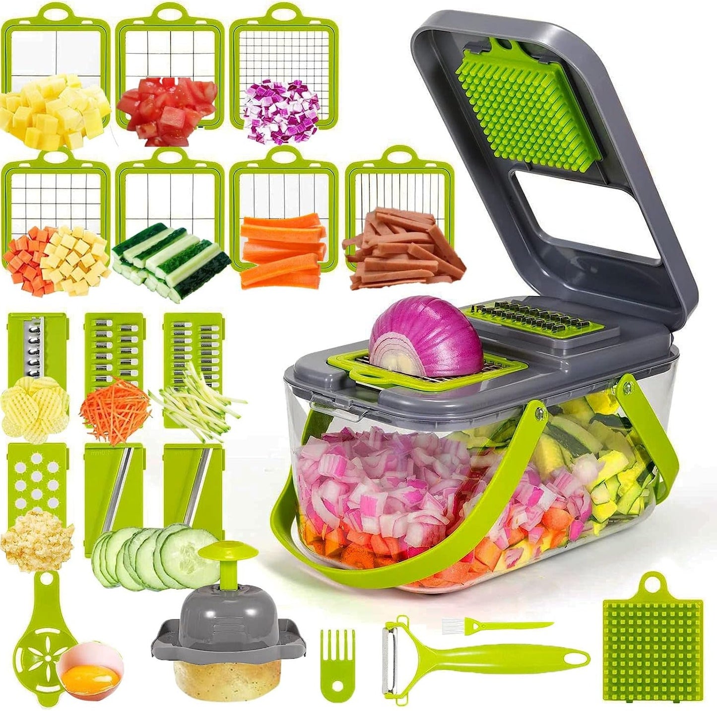 18 in 1 Multifunctional Vegetable Slicer and Chopper