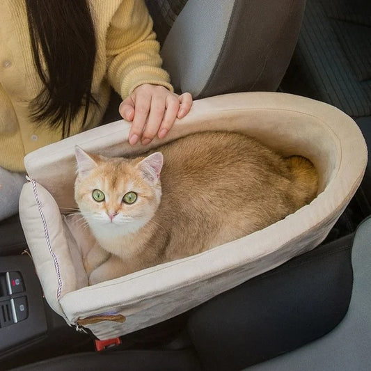 Pet Armrest Car Seat Travel Bag for Small Dogs and Cats