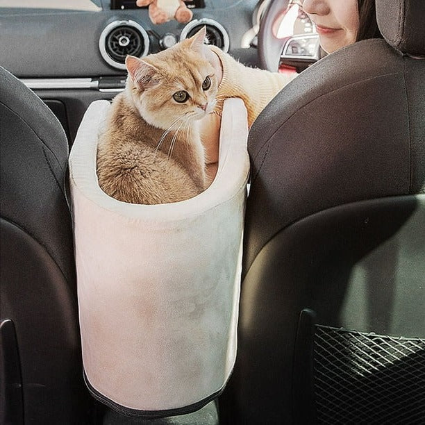 Pet Armrest Car Seat Travel Bag for Small Dogs and Cats
