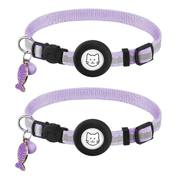 Waterproof Reflective Collar with AirTag Holder for Pets
