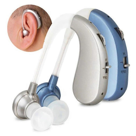 USB Rechargeable Bluetooth Hearing Aid Headphones for Seniors