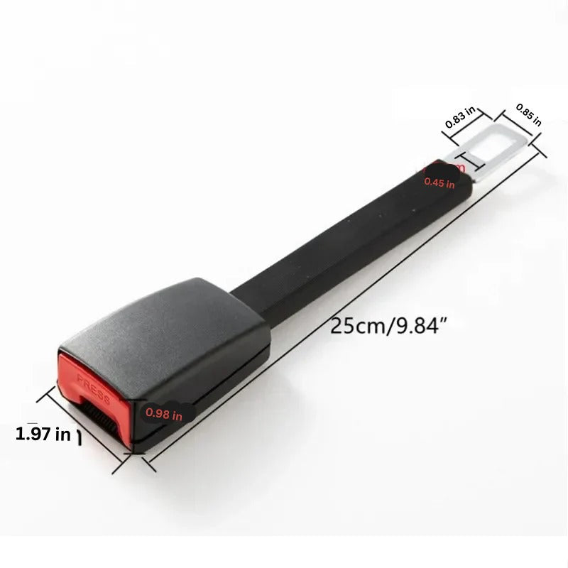 Adjustable Raised Seat Belt Extender for Added Comfort and Reach