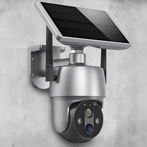 Solar-Powered Outdoor Surveillance Camera