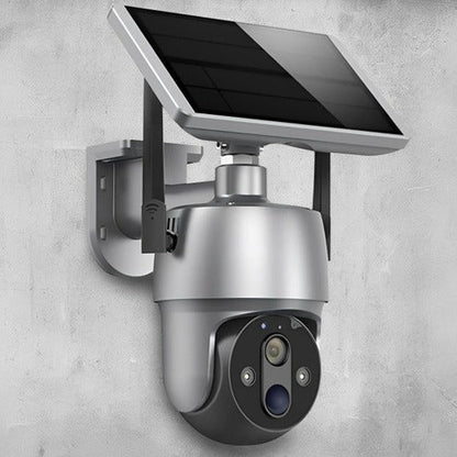 Solar-Powered Outdoor Surveillance Camera