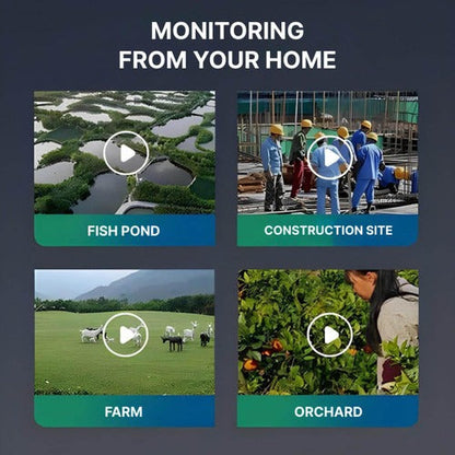 Solar-Powered Outdoor Surveillance Camera