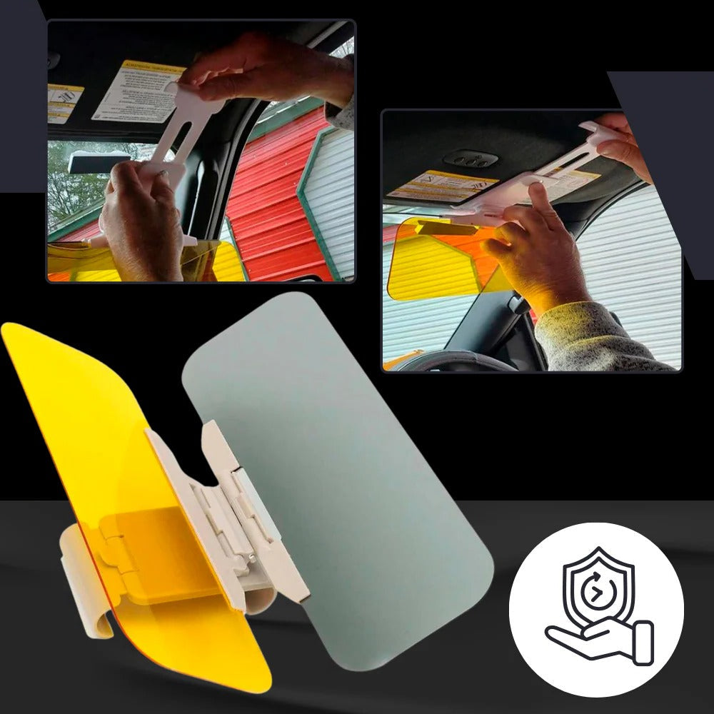 Dual-Use Car Visor Extender