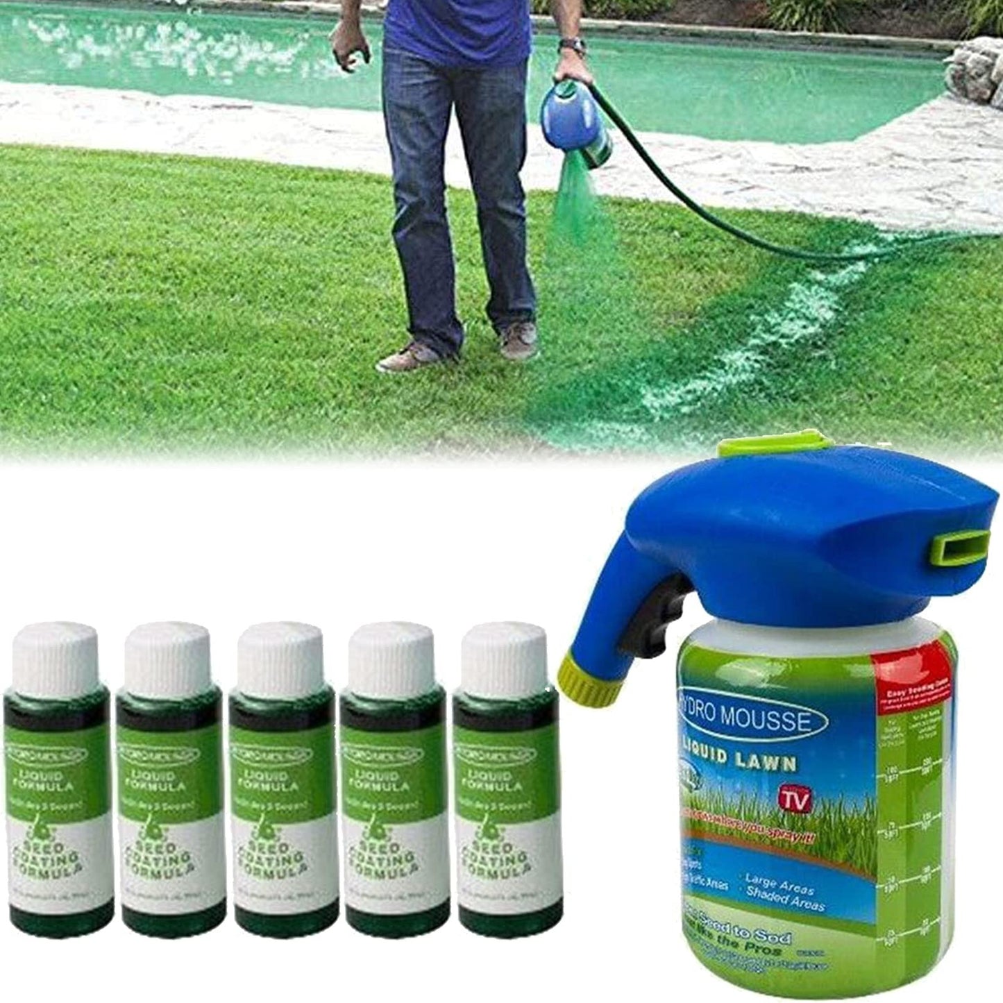 Liquid Lawn Seed Spray