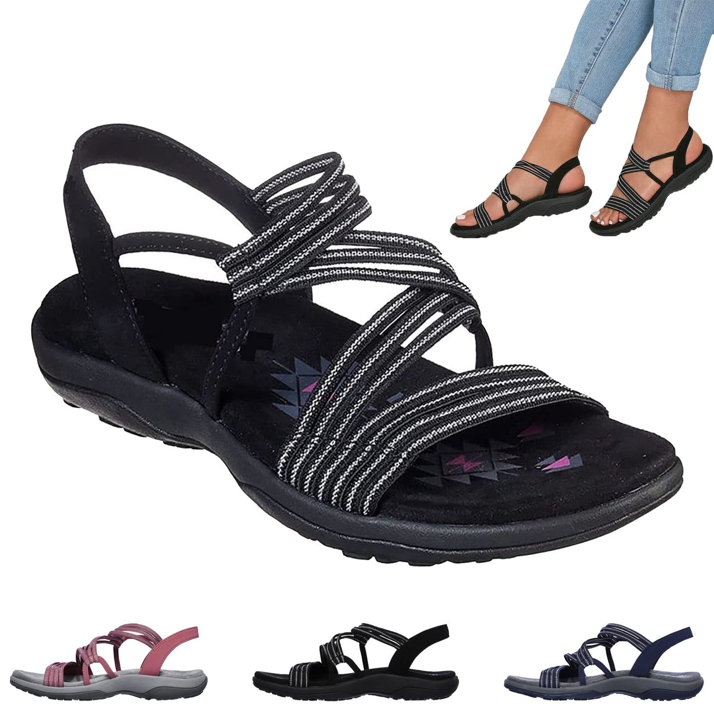 Comfortable and Stylish Strappy Sandals