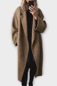 Lapel Collar Oversized Women’s Coat