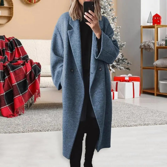 Lapel Collar Oversized Women’s Coat