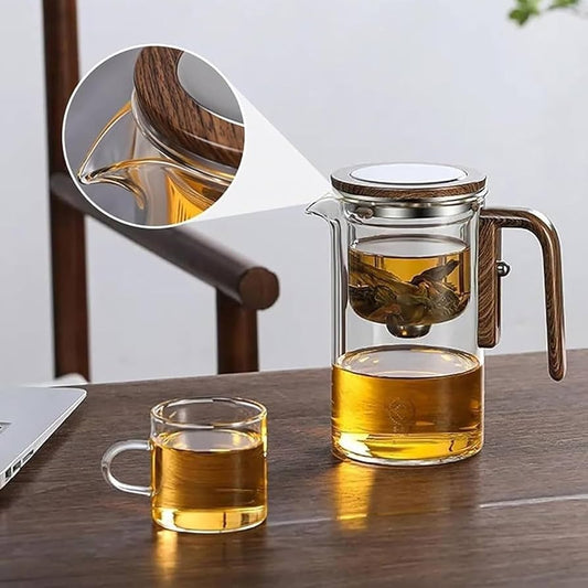 Elegant Glass Teapot