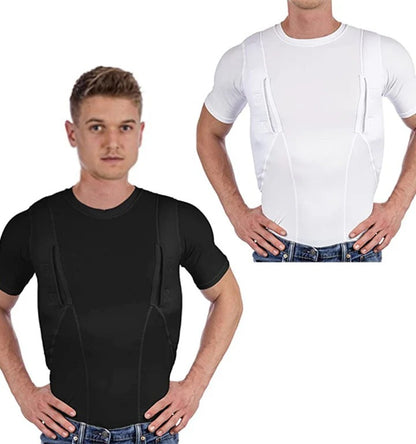 Concealed carry shirt with dual holsters