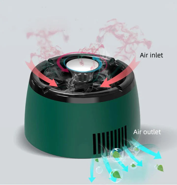 Rechargeable Smokeless Ashtray for Home and Office Use