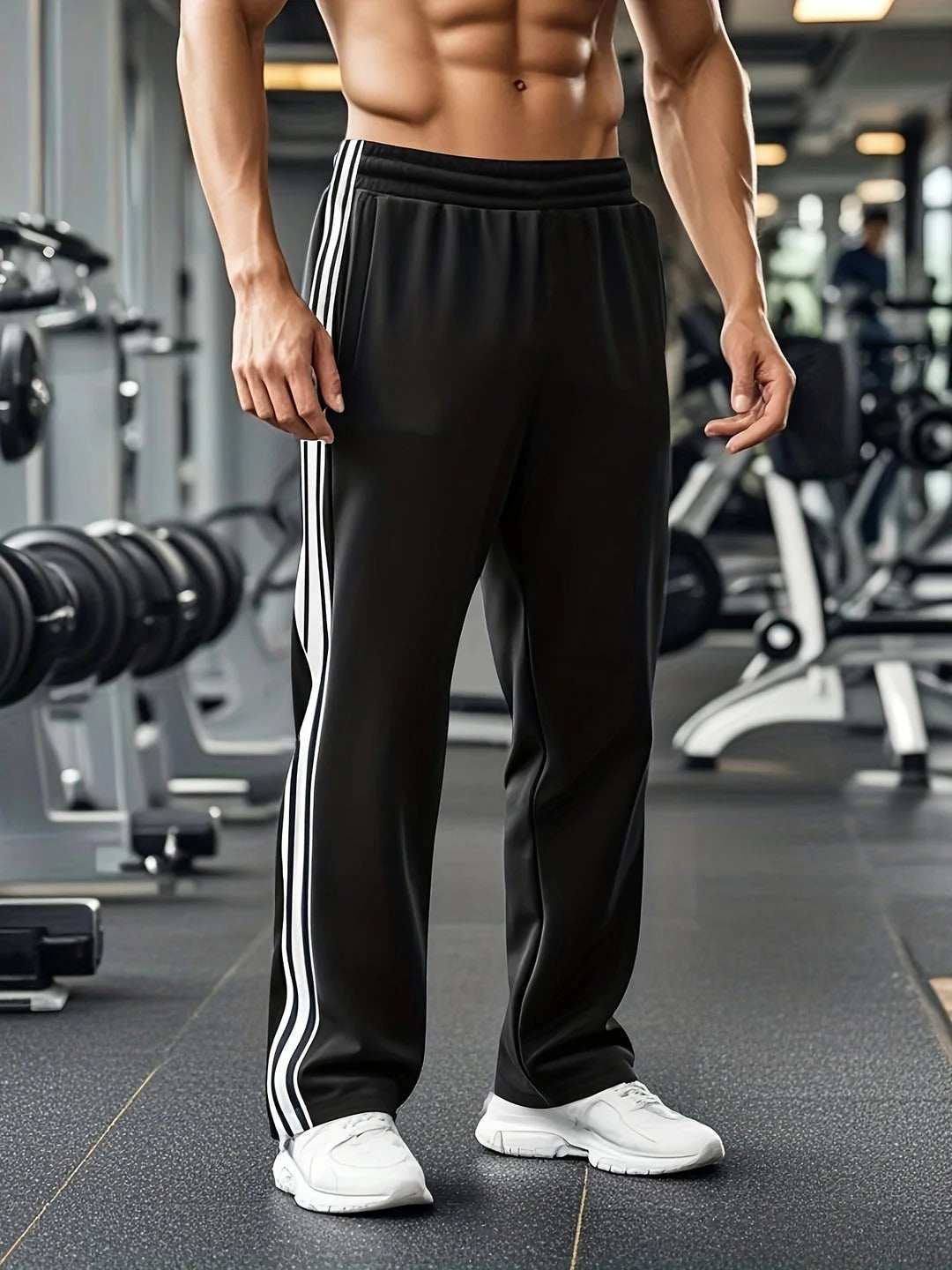 Men’s Sports Pants with Drawstring Waist