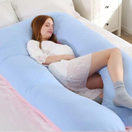 Sleeping Full Support Body Pillow - Ergonomic Design For Pregnancy, Shoulder & Back Pain